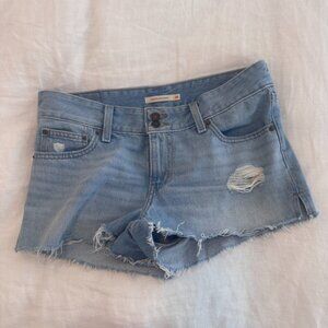 LEVIS Low Rise Denim Shorts
